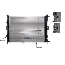 Радіатор охолодження MAHLE cr1690000s