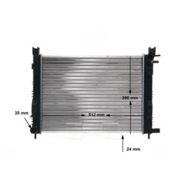 Радиатор охлаждения двигателя MAHLE cr2166001s