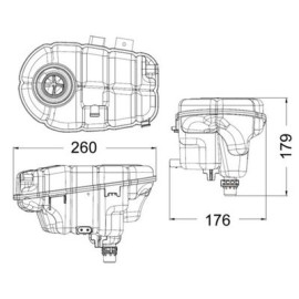 Розширювальний бачок MAHLE crt60000s