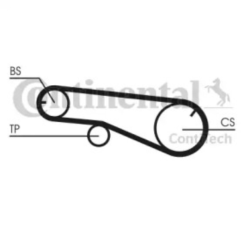 Пас ГРМ з довжиною кола не більш як 60см CONTITECH ct1109