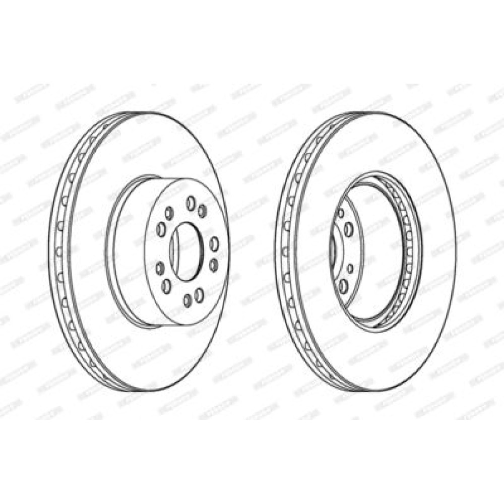 Тормозной диск Ferodo ddf1061c1