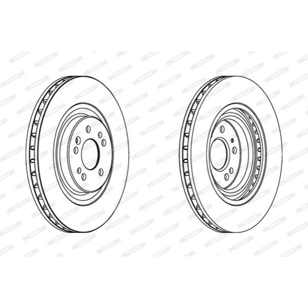 Тормозной диск Ferodo ddf1085c1