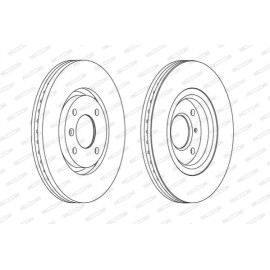 Гальмівний диск Ferodo ddf1152c