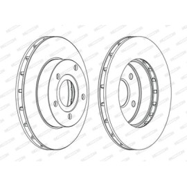 Тормозной диск Ferodo ddf1169c