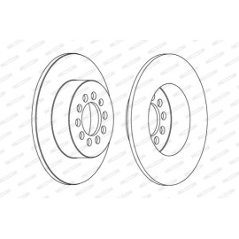 Гальмівний диск Ferodo ddf1224c