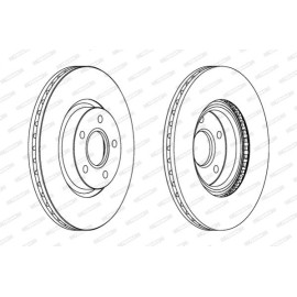 Тормозной диск Ferodo ddf1225c