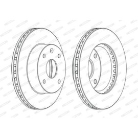 Тормозной диск Ferodo ddf1257c