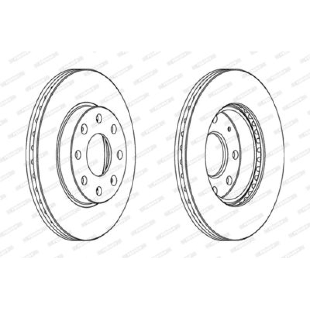 Гальмівний диск Ferodo ddf1279c