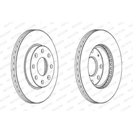 Гальмівний диск Ferodo ddf1279c