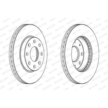 Гальмівний диск Ferodo ddf1279c