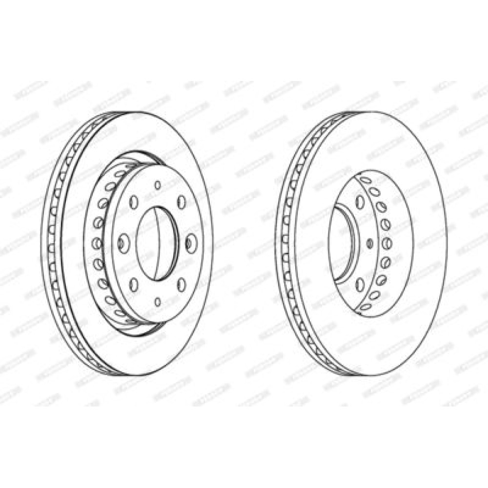 Гальмівний диск Ferodo ddf1418