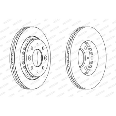 Гальмівний диск Ferodo ddf1418