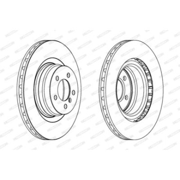 Тормозной диск Ferodo ddf1435c1