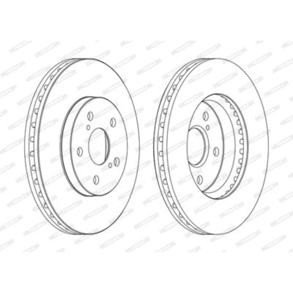 Тормозной диск Ferodo ddf1446c