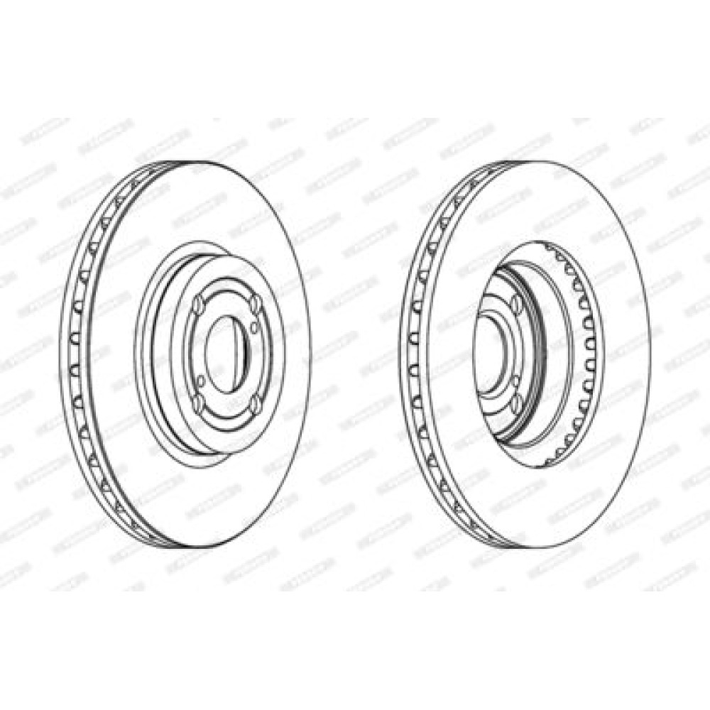 Тормозной диск Ferodo ddf1461c