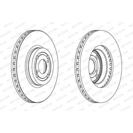 Тормозной диск Ferodo ddf1461c