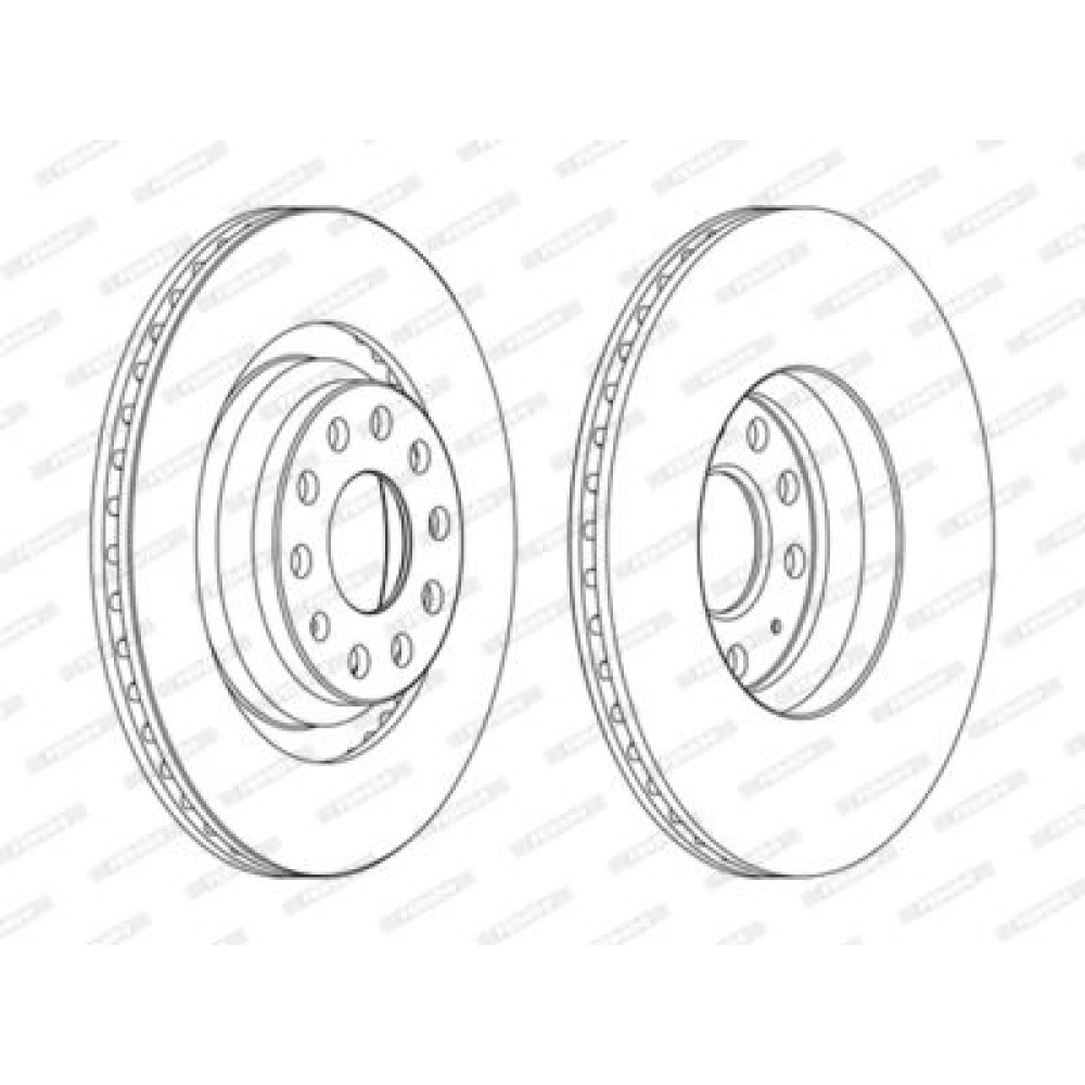 Тормозной диск Ferodo ddf1503c