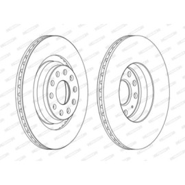 Тормозной диск Ferodo ddf1503c
