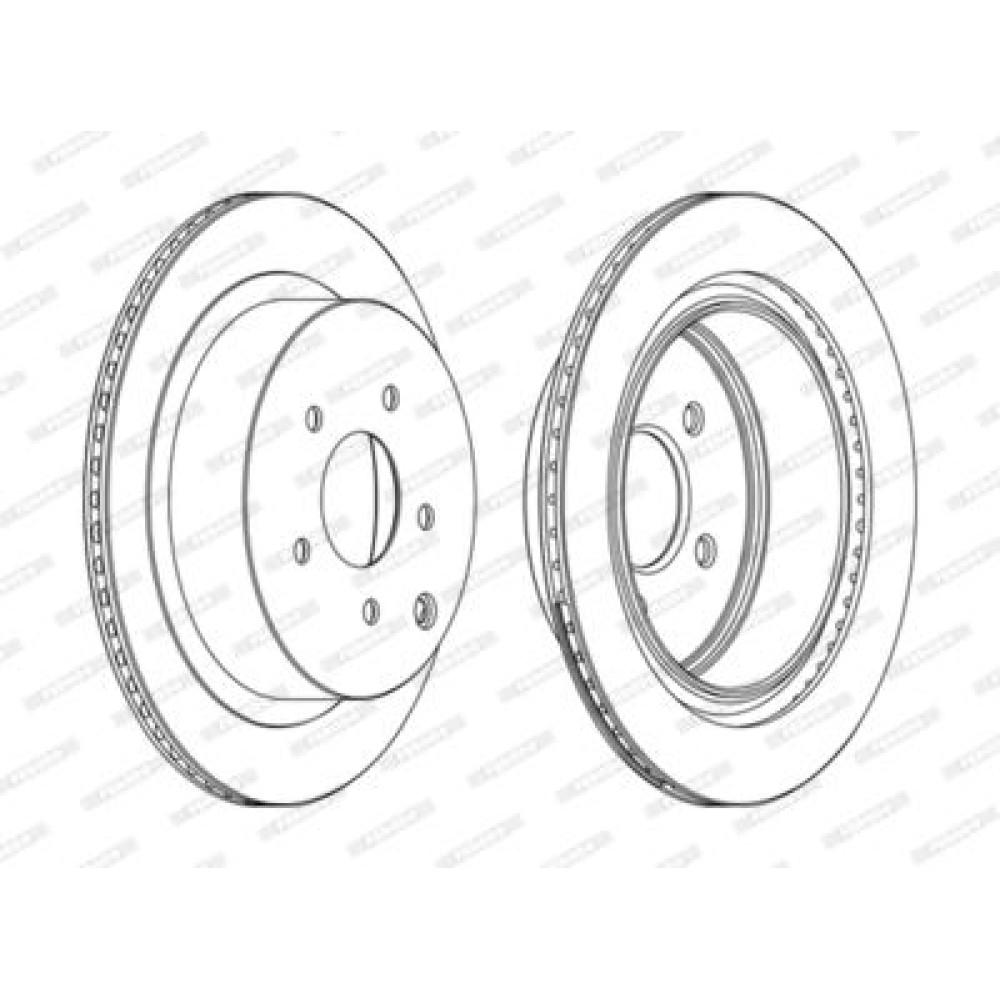 Тормозной диск Ferodo ddf1506c