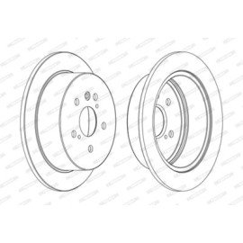 Гальмівний диск Ferodo ddf1545c
