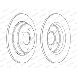 Гальмівний диск Ferodo ddf1546c