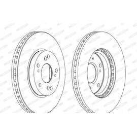Ferodo ddf1557c Тормозной диск Ferodo ddf1557c
