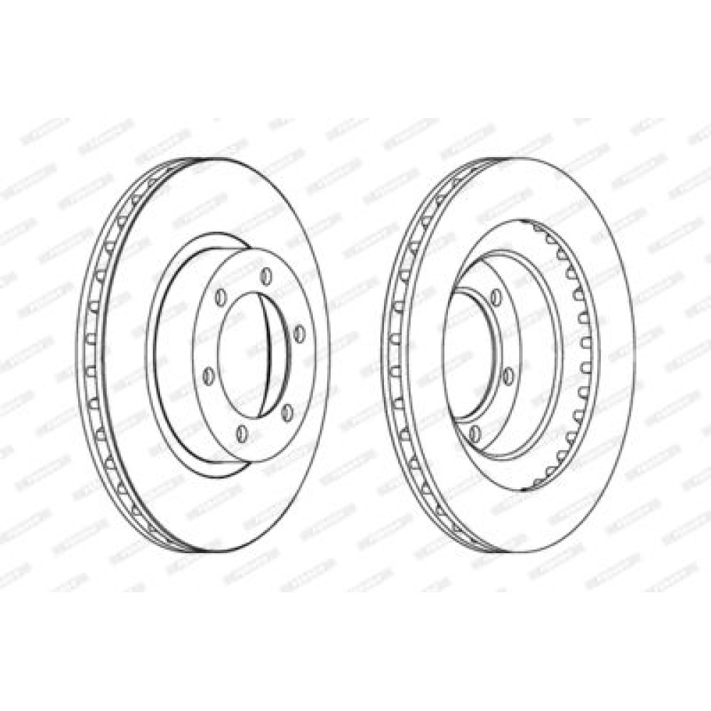 Тормозной диск Ferodo ddf1594c
