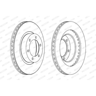 Тормозной диск Ferodo ddf1594c