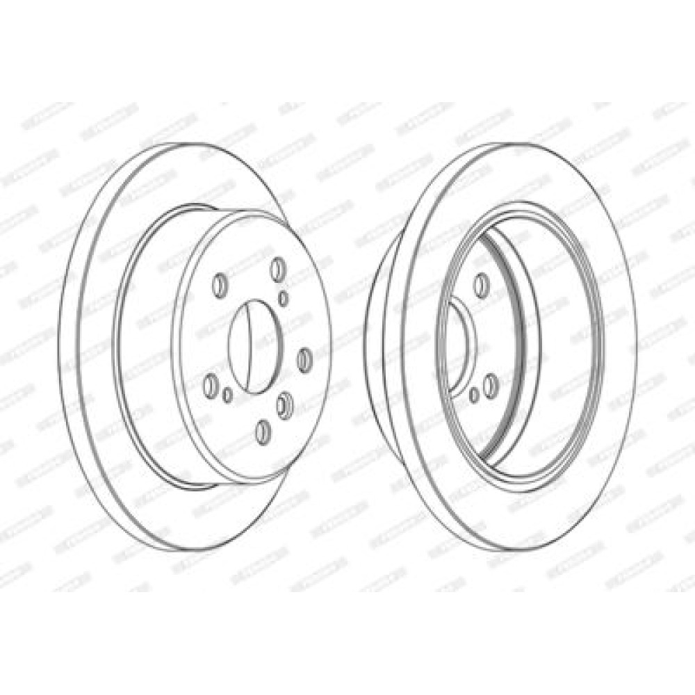 Гальмівний диск Ferodo ddf1598c