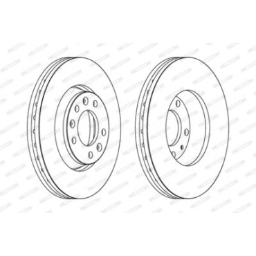 Гальмівний диск Ferodo ddf1601