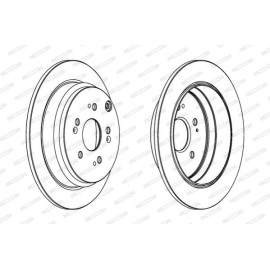 Тормозной диск Ferodo ddf1608c