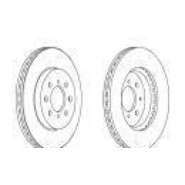 Ferodo ddf1610c Гальмівний диск Ferodo ddf1610c