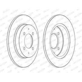 Тормозной диск Ferodo ddf1622c