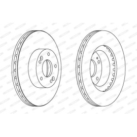 Гальмівний диск Ferodo ddf1630c