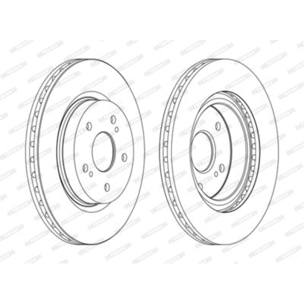Тормозной диск Ferodo ddf1635c