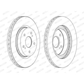 Тормозной диск Ferodo ddf1635c
