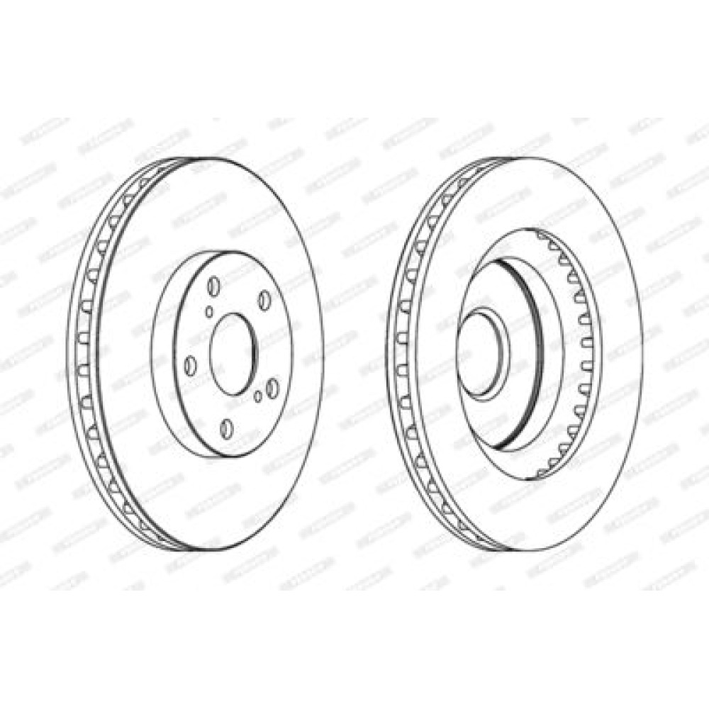 Тормозной диск Ferodo ddf1646c