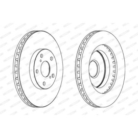 Тормозной диск Ferodo ddf1646c