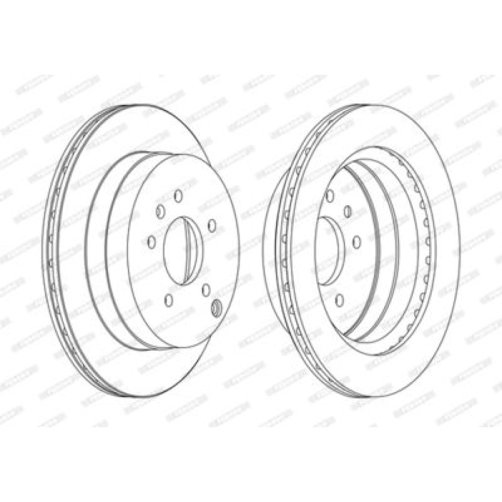 Тормозной диск Ferodo ddf1660c