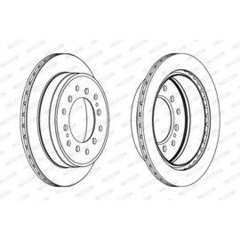 Гальмівний диск Ferodo ddf1743c