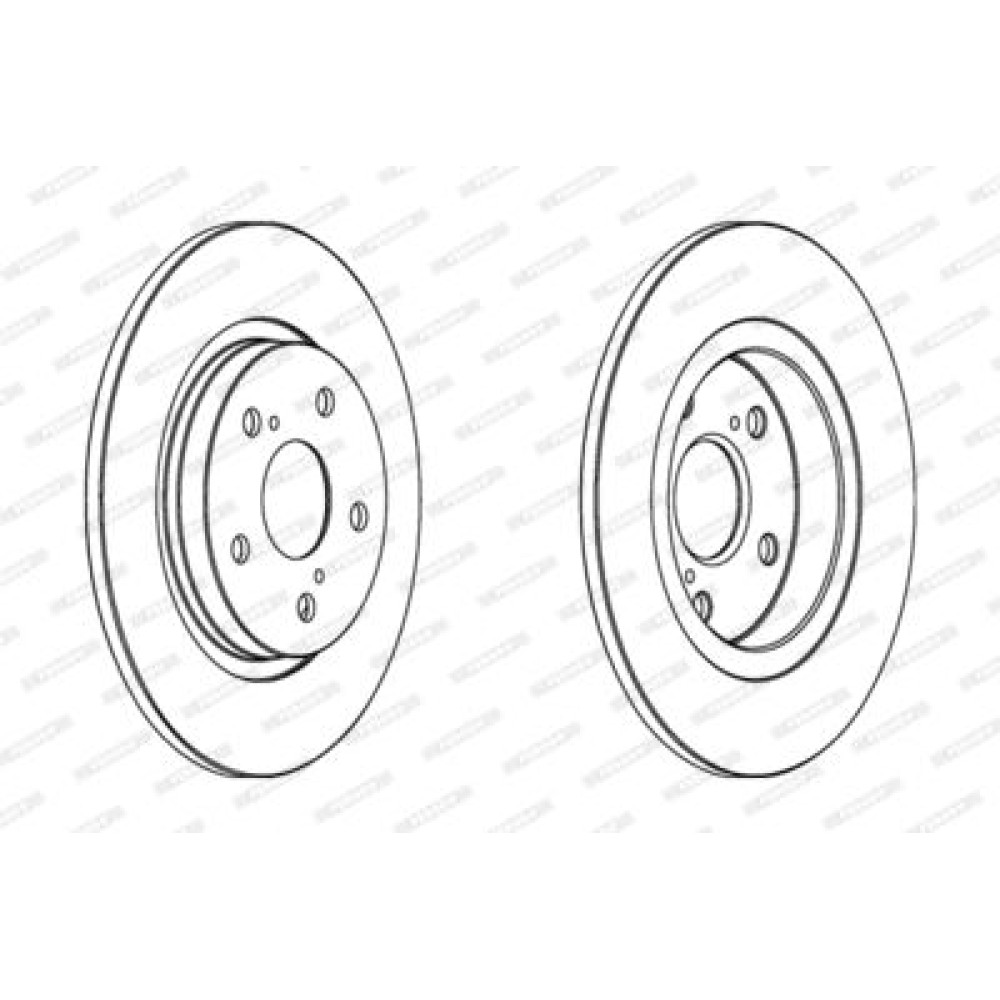 Тормозной диск Ferodo ddf1755c