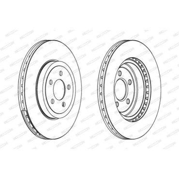 Гальмівний диск Ferodo ddf1765c1