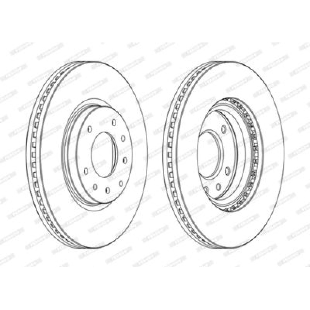 Гальмівний диск Ferodo ddf1768c