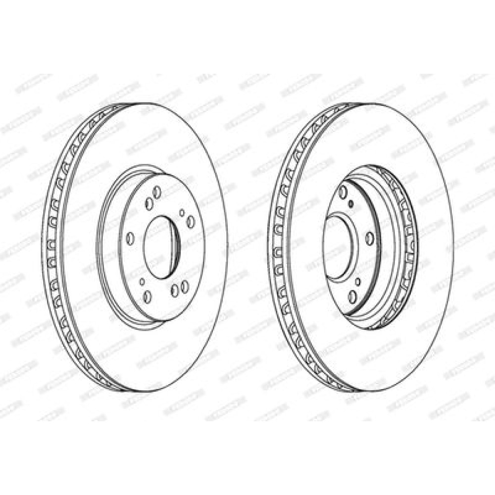 Тормозной диск Ferodo ddf1775c