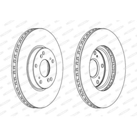 Тормозной диск Ferodo ddf1775c
