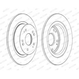 Гальмівний диск Ferodo ddf1776c
