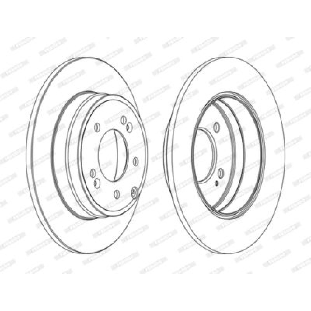 Гальмівний диск Ferodo ddf1787c