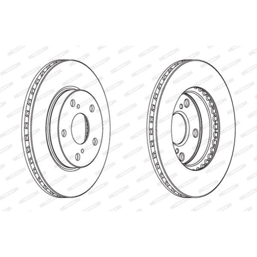 Гальмівний диск Ferodo ddf1789c
