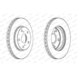 Гальмівний диск Ferodo ddf1789c