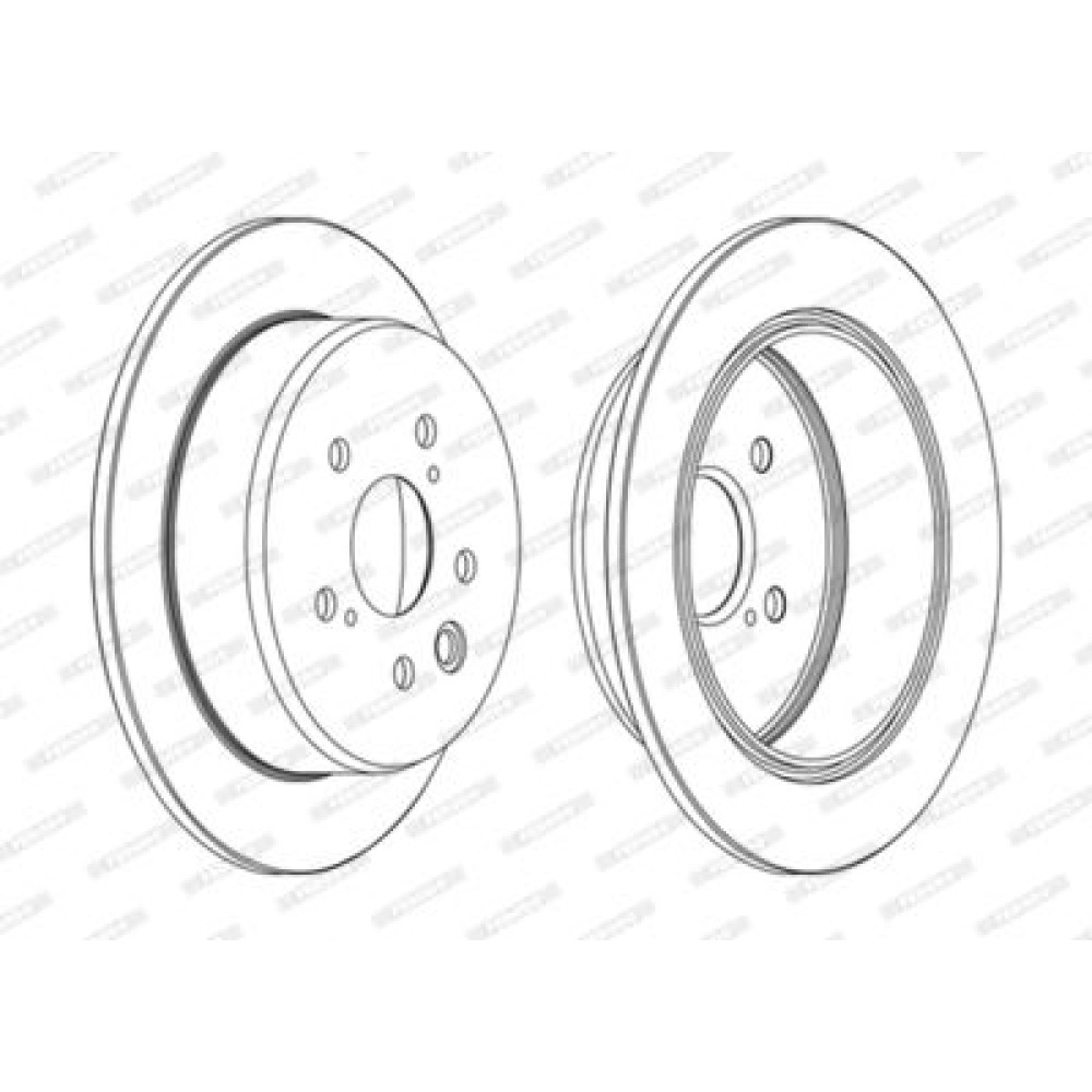 Тормозной диск Ferodo ddf1815c